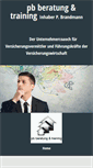 Mobile Screenshot of pb-beratung-training.de