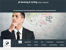 Tablet Screenshot of pb-beratung-training.de